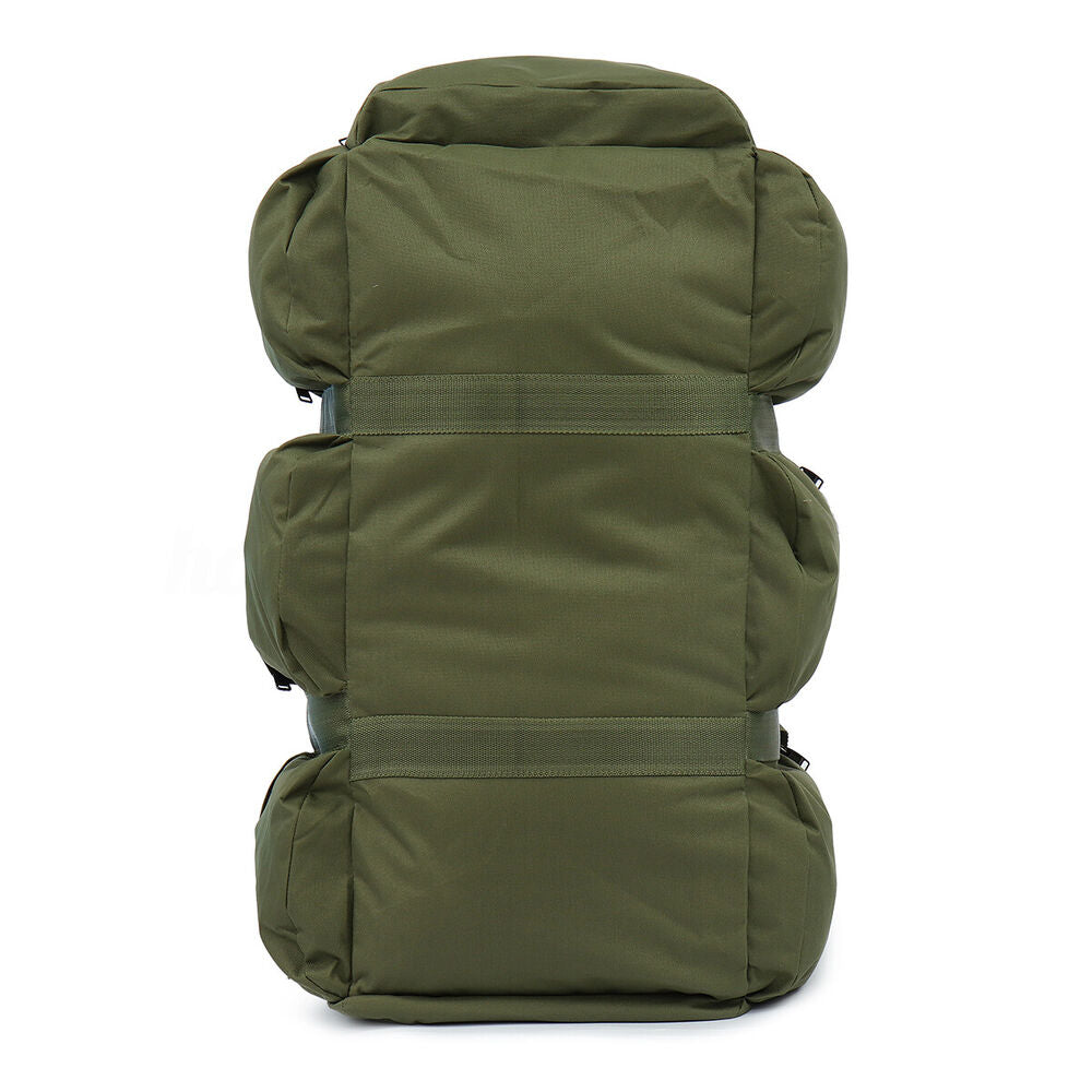 90L Large Duffle Luggage Bag Waterproof Canvas Outdoor Shoulder Handbag Backpack