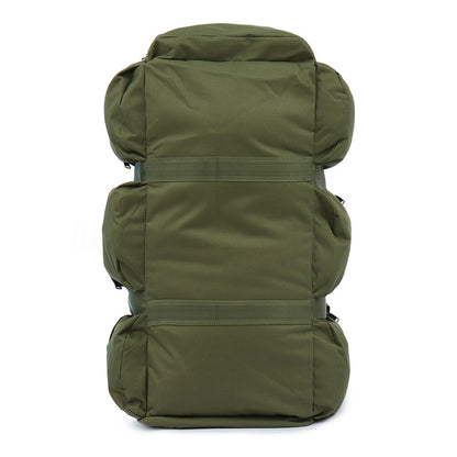 90L Large Duffle Luggage Bag Waterproof Canvas Outdoor Shoulder Handbag Backpack