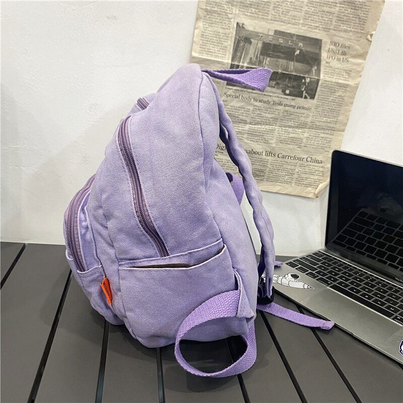 Canvas Women Small Backpack School Mini Backpack Women Bagpack Female Girl