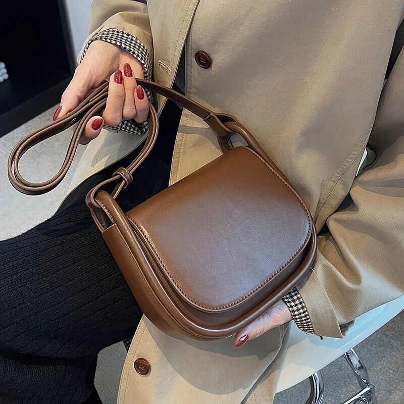 2023 Winter PU Leather Women's Handbag Short The Latest Shoulder Crossbody Bags