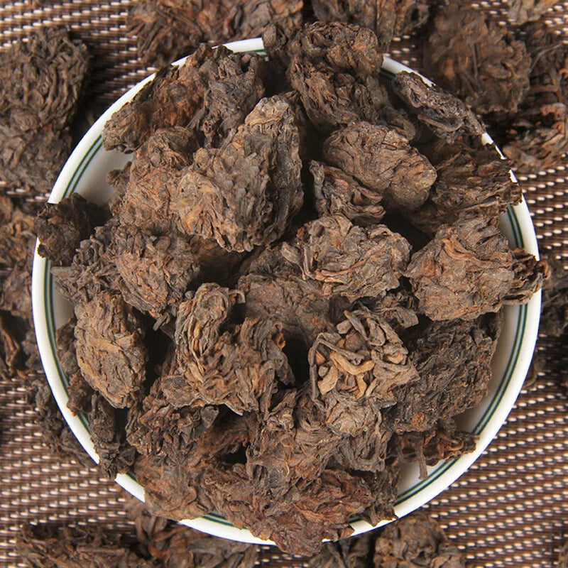 Supreme Aged Golden Bud Lao Cha Tou Pu-erh Loose Tea Ripe Pu'er Nubs Nugget Tea