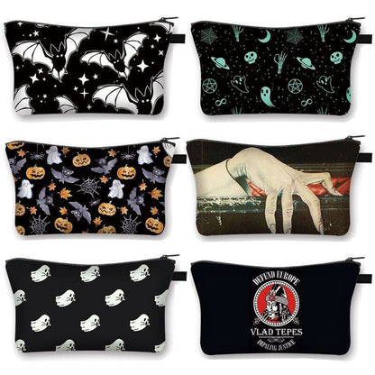 Cosmetic Case Makeup Bag Canvas Toiletry Bag Small Clutch Lipstick Bags Canvas