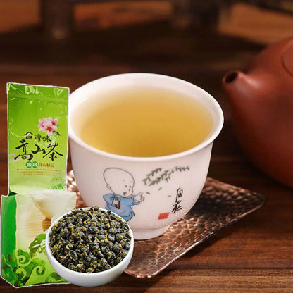 HelloYoung Taiwan Jin Xuan High Mountain Milk Green Oolong Tea Strong aroma