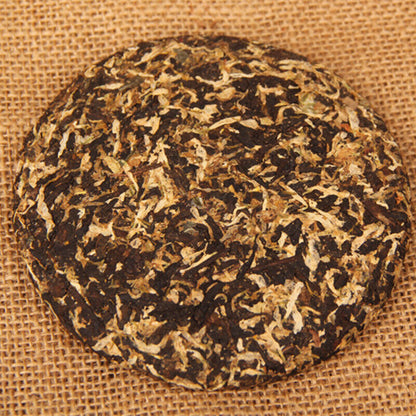 With chrysanthemum flavor. Black Pu-erh Tea 100g Yunnan Cooked Puer Tea-