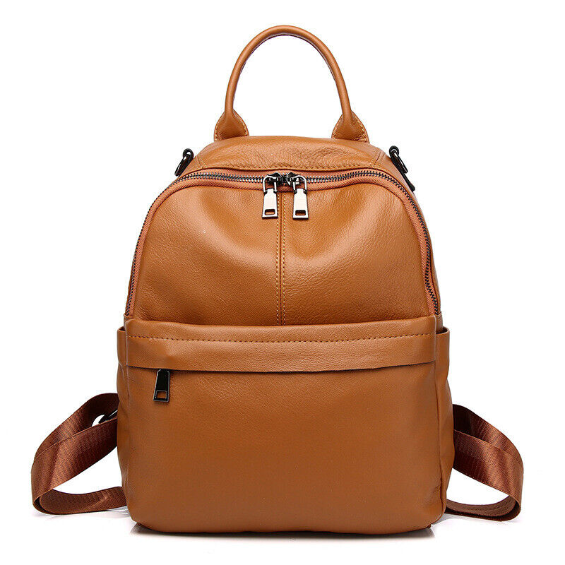 Soft Real Leather Black Backpack, New Desinger Women's Travel Backpack Bags