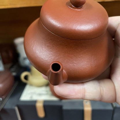 120cc chinese Yixing Handmade Zisha teapot Zhuni JunDe Gongfu Hu Tea Pot