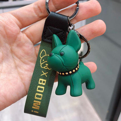Creative Law Fighting Dog Cartoon Keychain Cute Doll Keychain Bag Pendant
