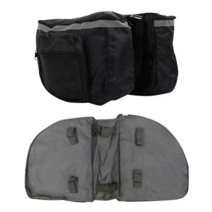 25L Bicycle Rear Rack Storage Bags Mountain Bike Backseat Pannier Bags Organizer