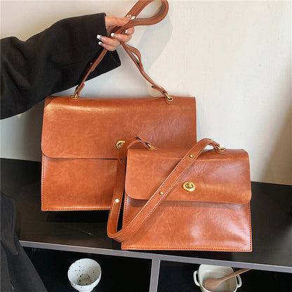 Shoulder Bags Women 2023 Winter Office Briefcase Crossbody Ladies Handbags