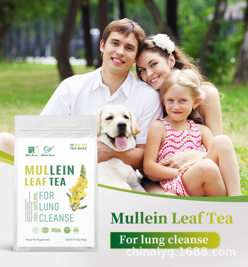 Mullein Leaf Tea Lung Clean Tea Bags Healthy Drink 3g*30bags