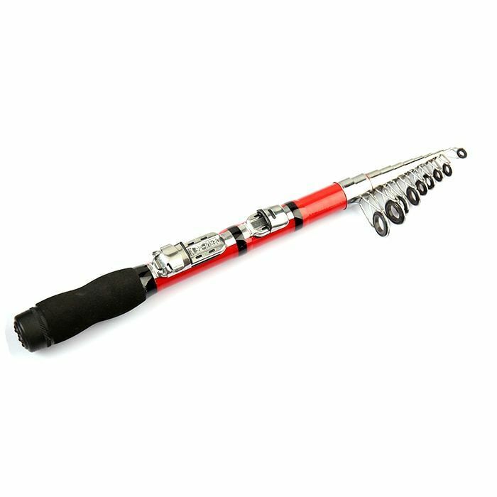 Fishing Rod 1Pcs Retractable Bass Hard Bait Casting Mini Portable Spinning Reel