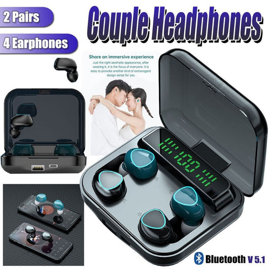 Bluetooth Earbuds for iphone Samsung Android Wireless Earphone IPX7 Waterproof