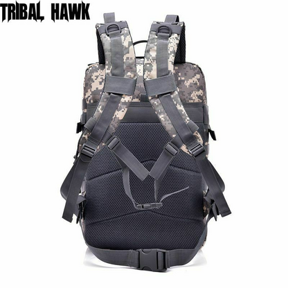 50L Tactical Bag Military Army Backpack Outdoor Multifunction Hiking Rucksack
