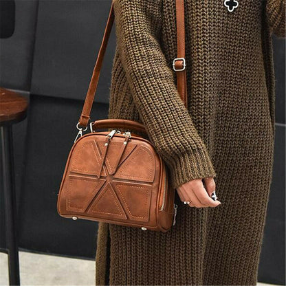 Women Ladies PU Leather Shoulder Bag Messenger Crossbody Handbag Tote Purse