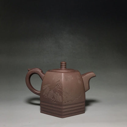 vintage chinese yixing purple clay teapot zisha ceremony teaware collection rare