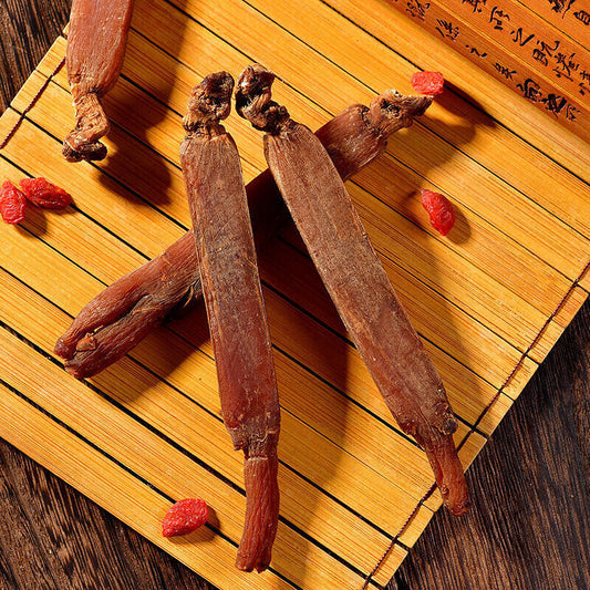 1-8pcs Red Ginseng Root 10 Years Dry Ginseng Root Health Herbal Tea Chinese Herb