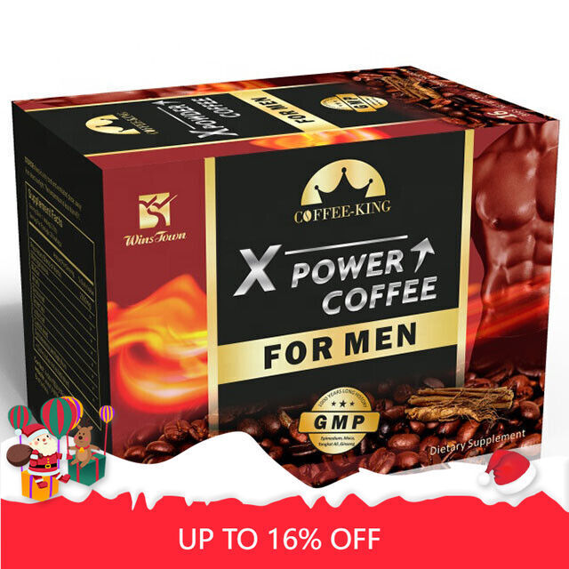 Man X Power Coffee Maca Enlargement Instant Natural Herba Power Coffee 10g*20bag