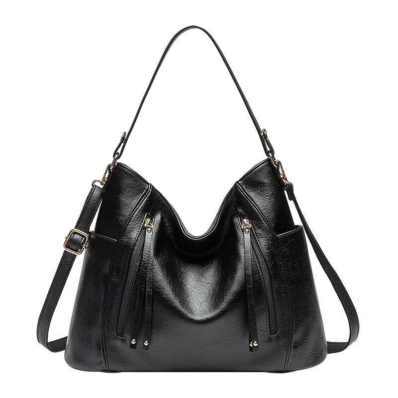 Bag Handbags Messenger Purse Leather Vintage Big Hobos Durable 39*14*29 Cm Pouch