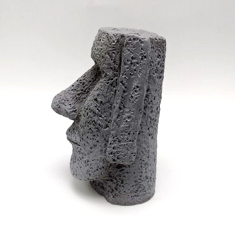 Silicone Easter Island Statue Mold Candle Soap Making Concrete Crafts Mould Tray