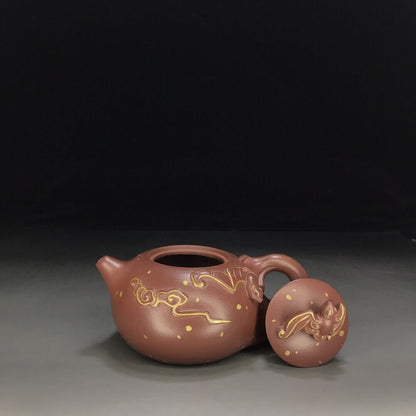 vintage chinese yixing purple clay teapot zisha ceremony teaware collection rare