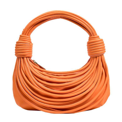 Handbag Crossbody Bag Soft Leather Weave Shoulder Bags Purse Clutch Bag Satchel