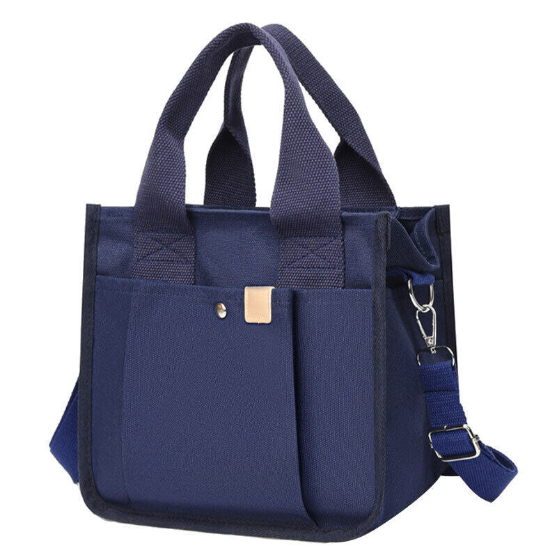 Women Canvas Casual Bag Adjustable Shoulder Strap Handbag Cross Body Bag Tote