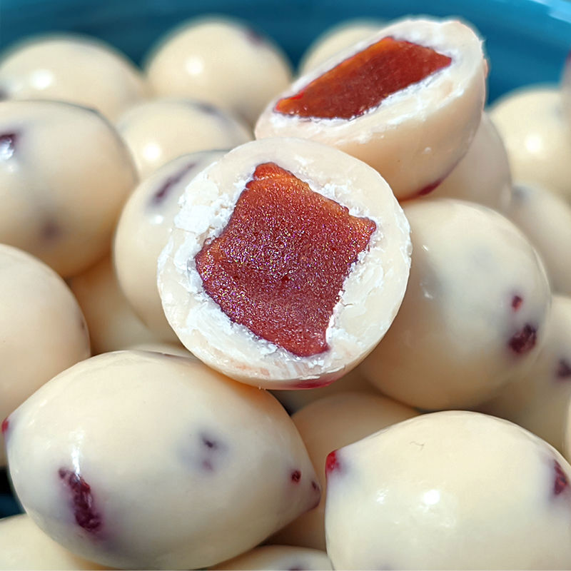 酸奶山楂球500g/袋酸甜可口山楂零食 Yogurt Hawthorn Ball 500g/ Bag Sweet And Sour Delicious