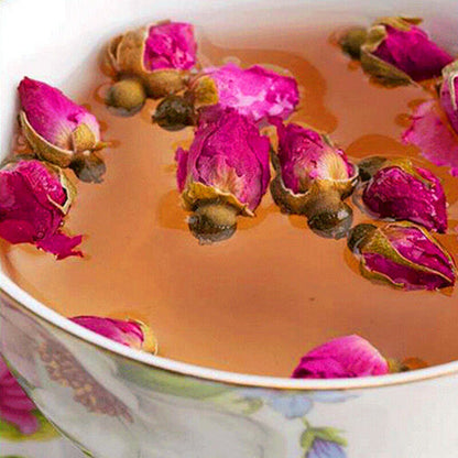 50g Organic Red Rosebud Rose Buds Flower Floral Herbal Dried Health Tea Tasty