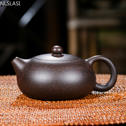 Chinese Yixing Teapot Purple Clay Pot Handmade Shape Pot Kettle Home Tea Set