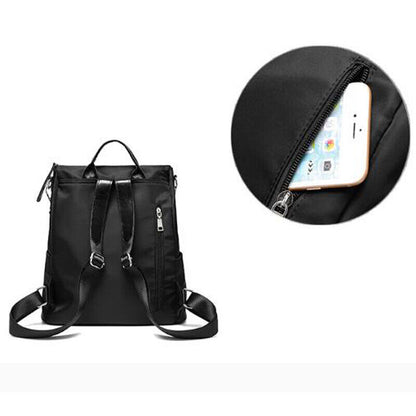 New Womens Ladies PU Leather Bagpack Shoulder Messenger Tote Travel School Bag