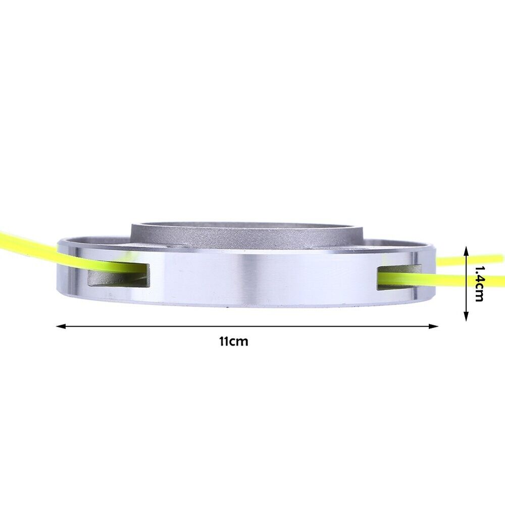 Solid Aluminum Universal Trimmer Head Durable Weed Eater Replacement Head 4 Line