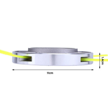 Solid Aluminum Universal Trimmer Head Durable Weed Eater Replacement Head 4 Line