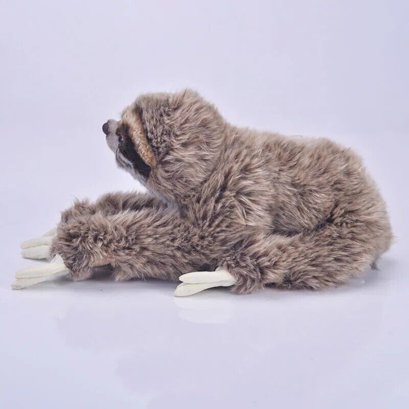 35cm Three Toed Sloth Plush Toy Realistic Stuffed Animal Soft Plush Sloth Doll