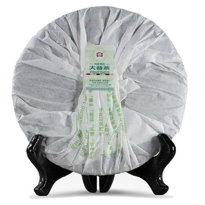 Dayi Spring of Menghai Raw Puer Tea Batch 201 TAETEA Shen Pu-erh Tea 357g