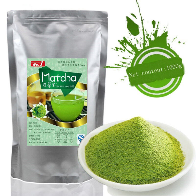 Organic Matcha Green Tea Powder 1000g Natural Slimming Tea with Health Benefits