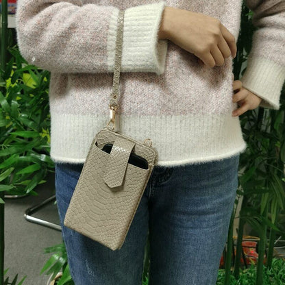 New Crossbody Bag Leather Strap Purse Clutch Bags Phone Bag Mutifunction Wallet