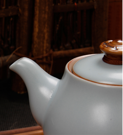 Ruyao, Dehua, China. Ruyi exquisite and simple teapot