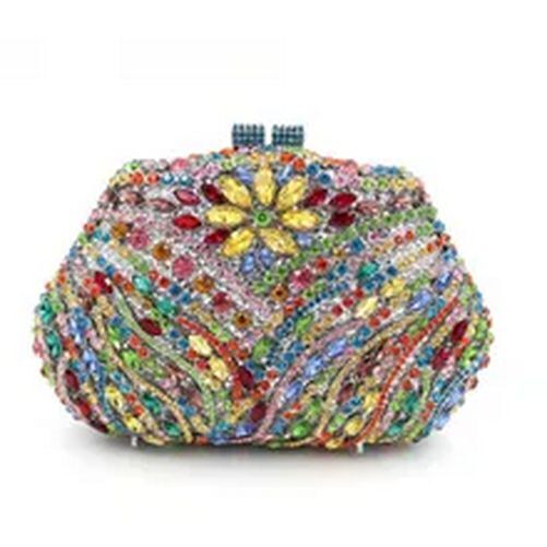 Rhinestone Clutch Bags Handmade Wedding Crystal Clutch Purse Evening Bags Women