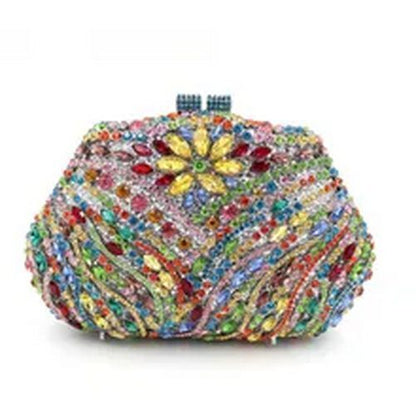 Rhinestone Clutch Bags Handmade Wedding Crystal Clutch Purse Evening Bags Women