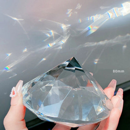 Nail Art Tool 80mm Holographic Glass Crystal Display Shelf Model Shoot Ornaments