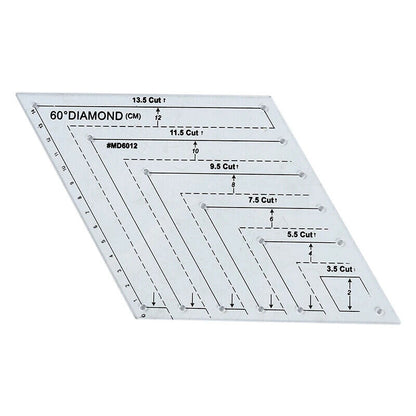 Patchwork Ruler Transparent Acrylic Quilting Yardstick Cloth Cutting Sewing Tool
