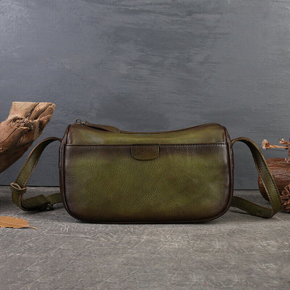 Top Cow Leather Women's Shoulder Bags, Retro Soft Leather Sling Crossbody Bags