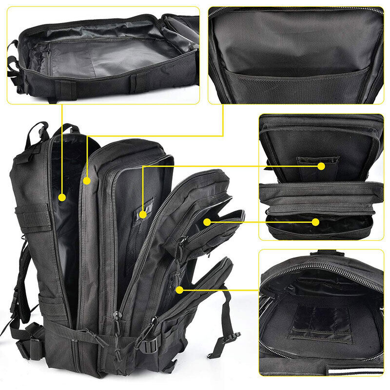 Backpack Military Army Bag Rucksack Hiking Sports Pack Climbing Bags
