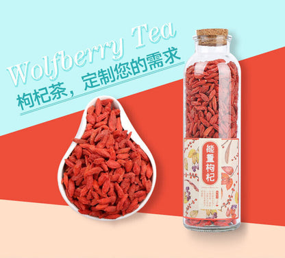 130g flower tea goji berry bottled flower and herbal healthy tea canned