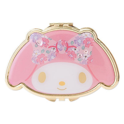 hellokitty Melody mirror makeup mirror stainless steel clamshell makeup mirror