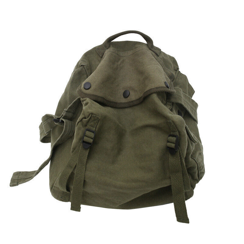 Multi Pockets Canvas Handbag Male Teenager Student Fabric Zipper Messenger Bag