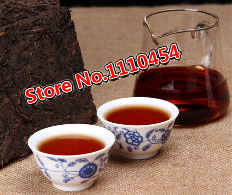 Healthy Boiled Organic Pu Erh Tea BrickYunnan EcologyAncient Tree Puer 250g-