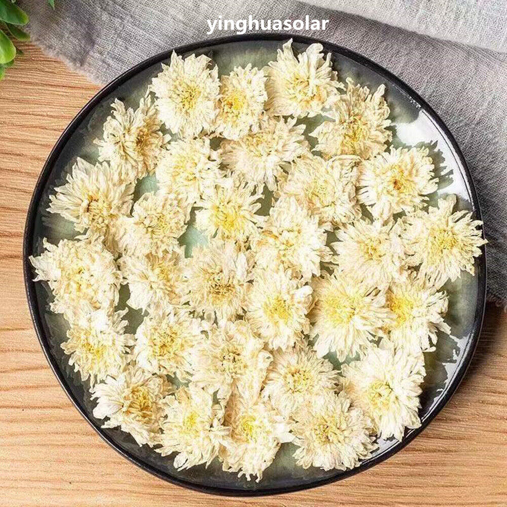 500g DRIED CHRYSANTHEMUM Flower Tea 甲级杭州白菊花特级贡菊花茶 Tonifying Kidney Clear Eyes
