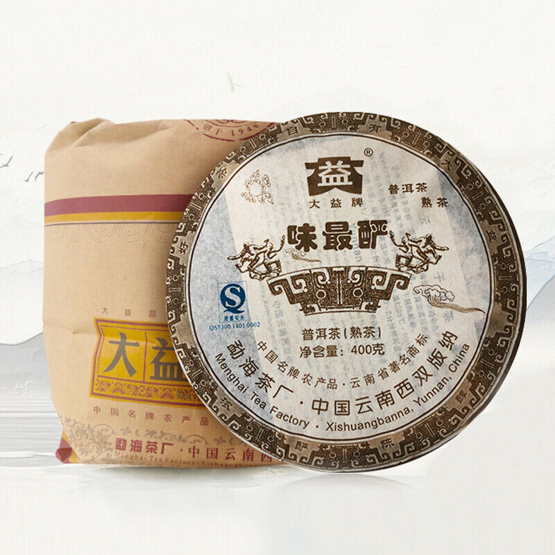 WEI ZUI YAN * 2007 Year Menghai Dayi Aged Pu-erh Ripe Shu Puer Pu Er Tea 400g