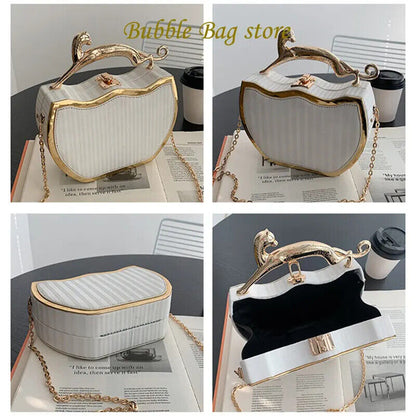 Women's Handbag Fashion Chain Crossbody Bag Box Ladies Shoulder Purse